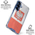Poland Flag Distressed Galaxy S25 Clear Case
